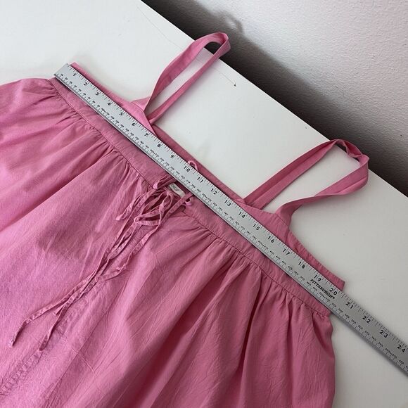 Stitch Drop Dress Womens Extra Large Swing Midi Sundress Bohemian Beach Pink - Picture 7 of 11